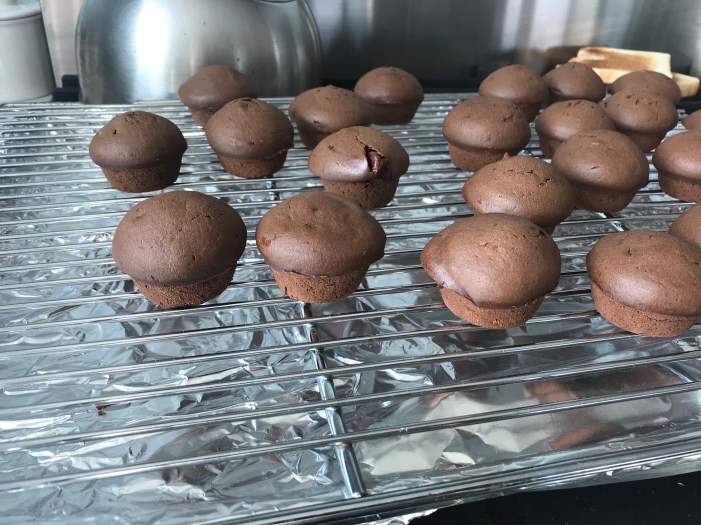 Mini chocolate cupcake