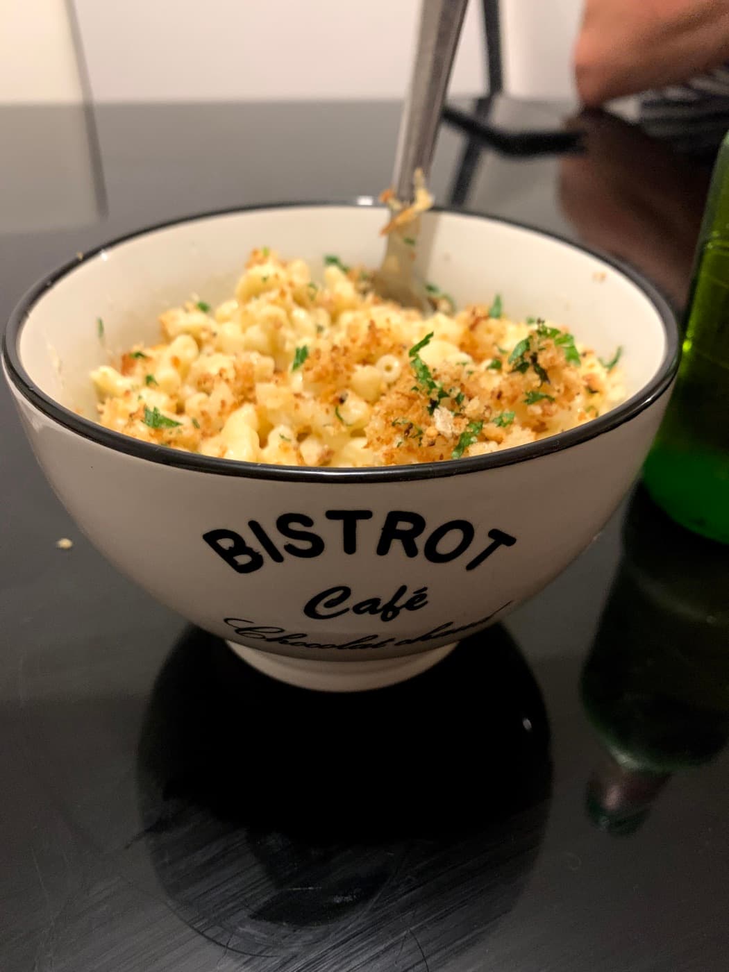Homemade mac and cheese