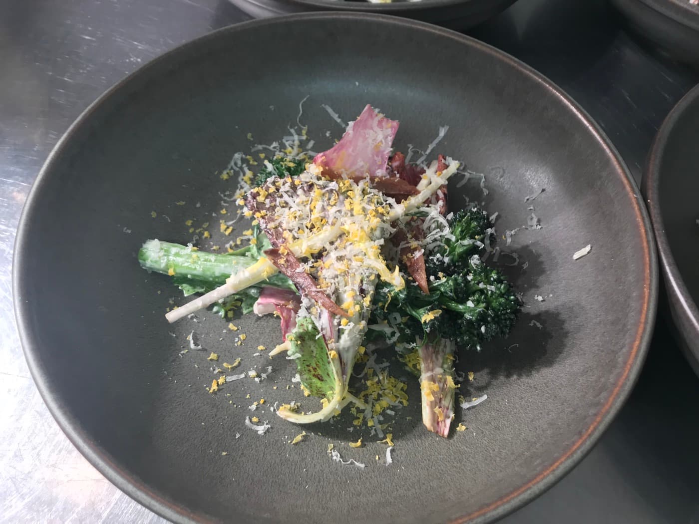 Bitter salad with broccolini
